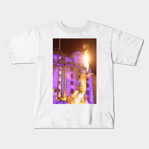 Leeds Light Night, 2018, #1 Kids T-Shirt by acespace